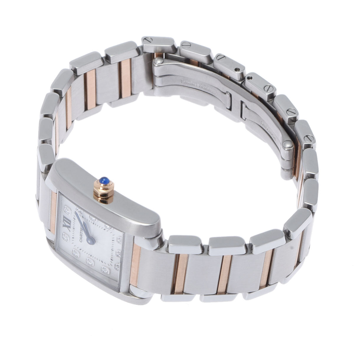 カルティエタンクフランセーズSM レディース 腕時計 CARTIER 中古