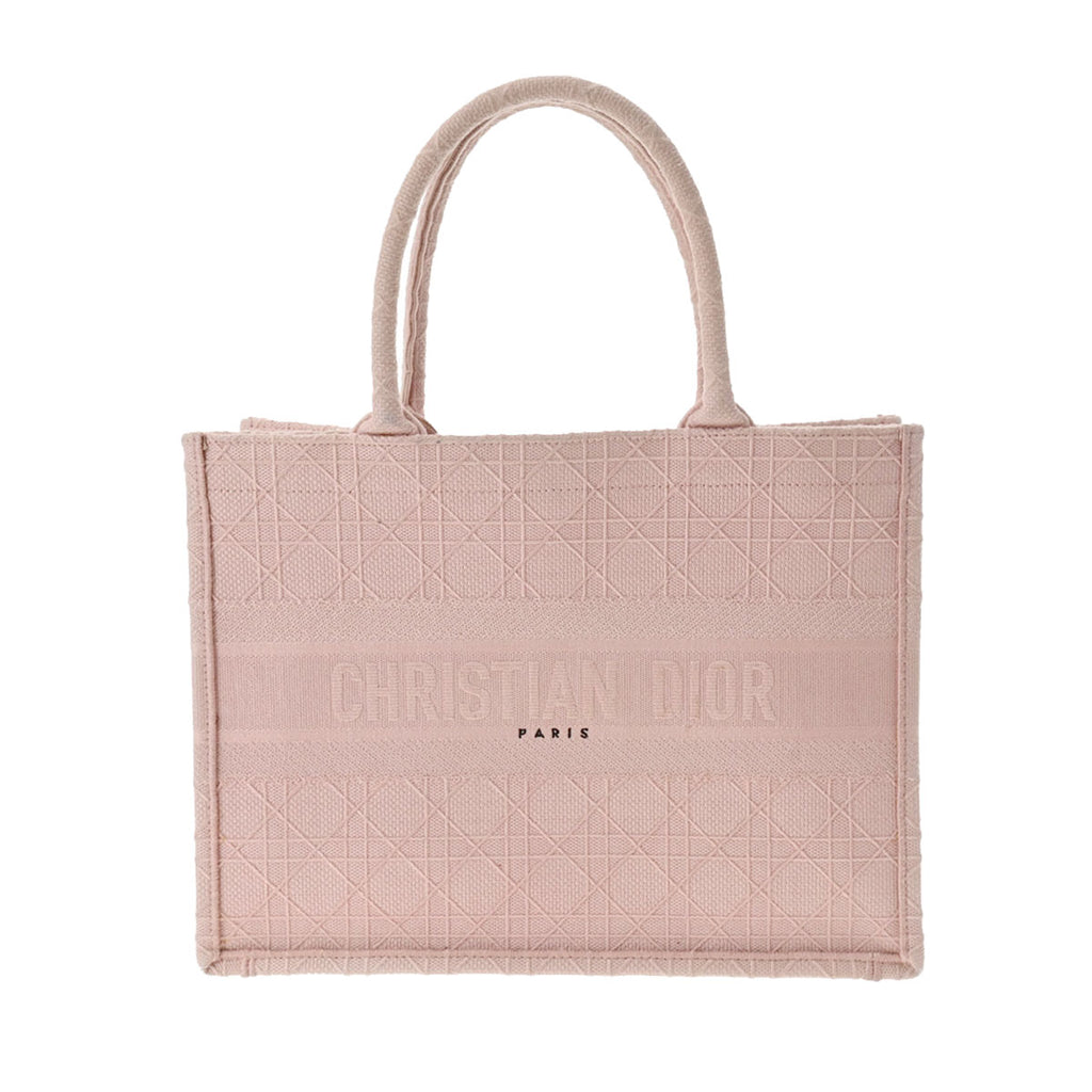 クリスチャンディオールブックトート ミディアム ピンク レディース キャンバス トートバッグ CHRISTIAN DIOR 中古 – 銀蔵オンライン