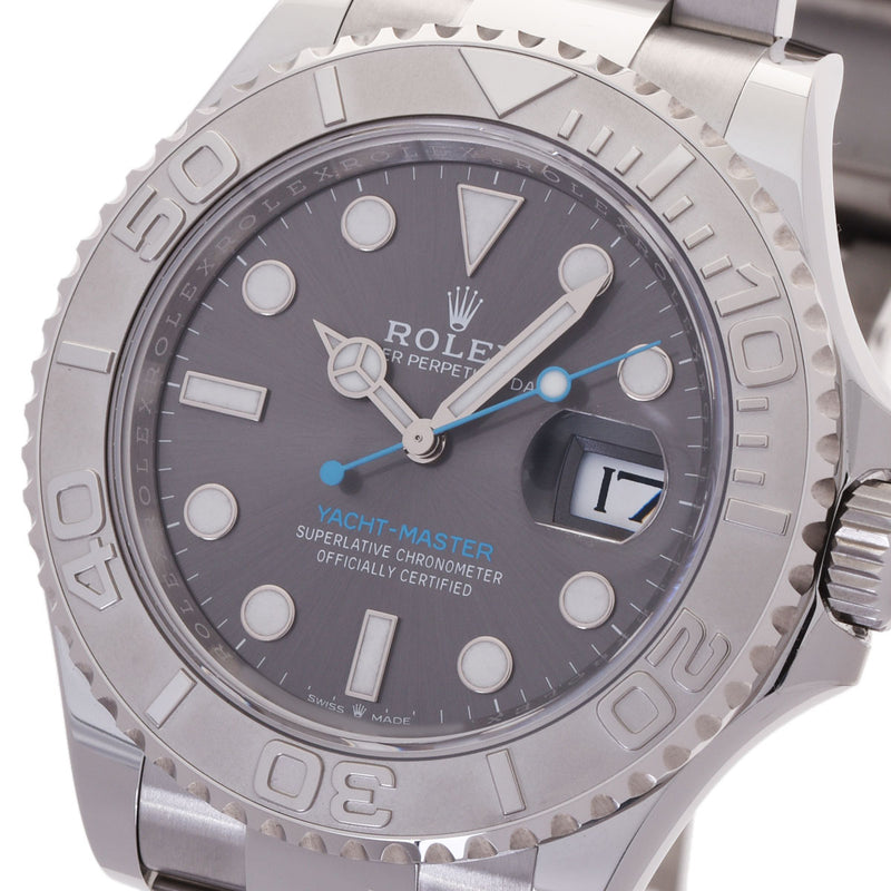 【現金特価】ROLEX ロレックス ヨットマスター40 2023年7月 126622 メンズ PT/SS 腕時計 自動巻き スレート文字盤 未使用 銀蔵