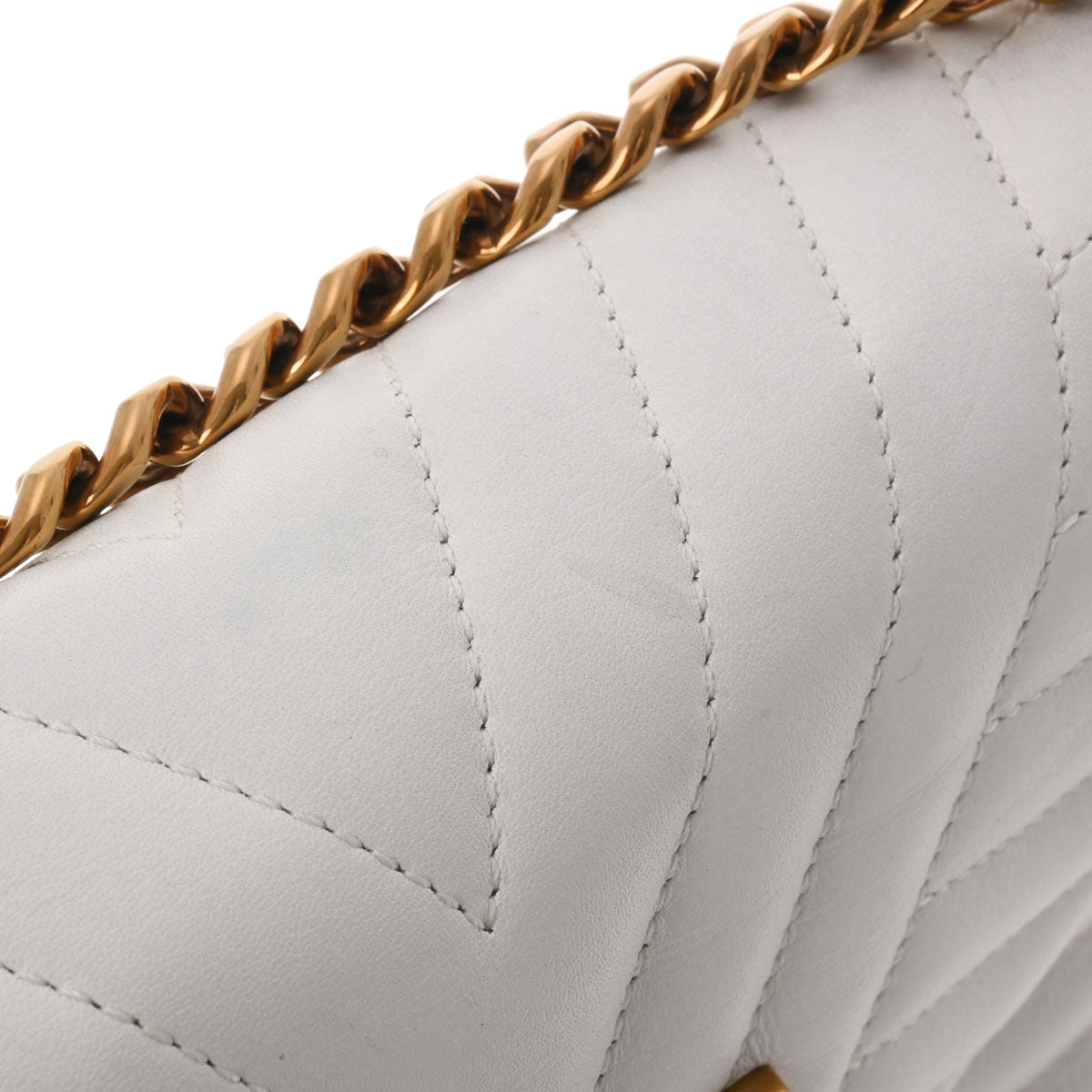 ルイヴィトンニューウェーブ チェーンバッグ MM ホワイト レディース