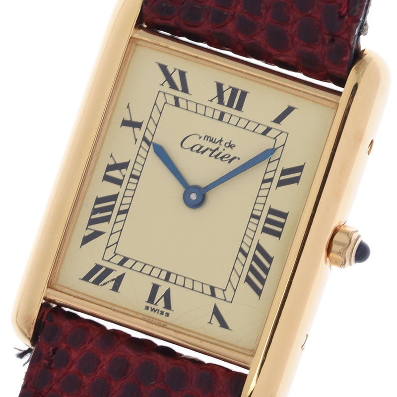 カルティエ Cartier マストタンクヴェルメイユ 腕時計 レディー