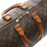 LOUIS VUITTON ルイヴィトン モノグラム キーポルバンドリエール 45 ブラウン M41418 ユニセックス モノグラムキャンバス ボストンバッグ Bランク 中古 銀蔵