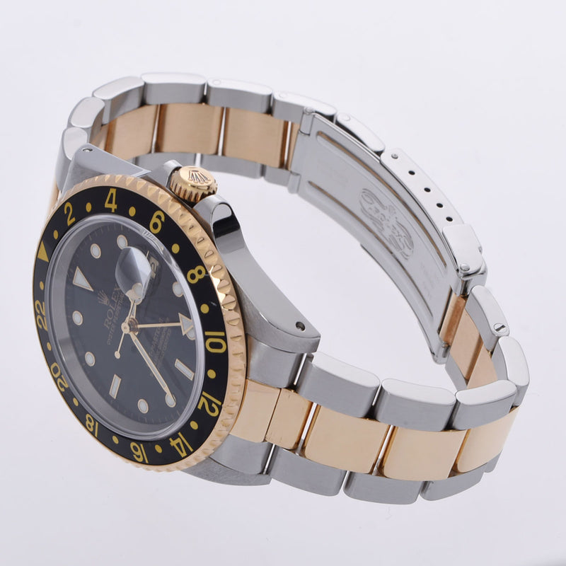ROLEX ロレックス GMTマスター 16713 メンズ SS 腕時計 自動巻き 黒文字盤 Aランク 中古 銀蔵