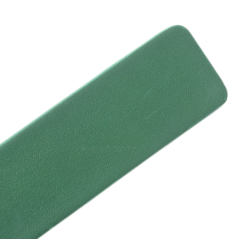 BOTTEGAVENETA ボッテガヴェネタ 95cm 緑 シルバー金具 メンズ レザー ベルト 未使用 銀蔵
