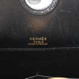 HERMES エルメス ダルヴィMM ブラック ゴールド金具 〇Z刻印(1996年頃) レディース ボックスカーフ ハンドバッグ Bランク 中古 銀蔵