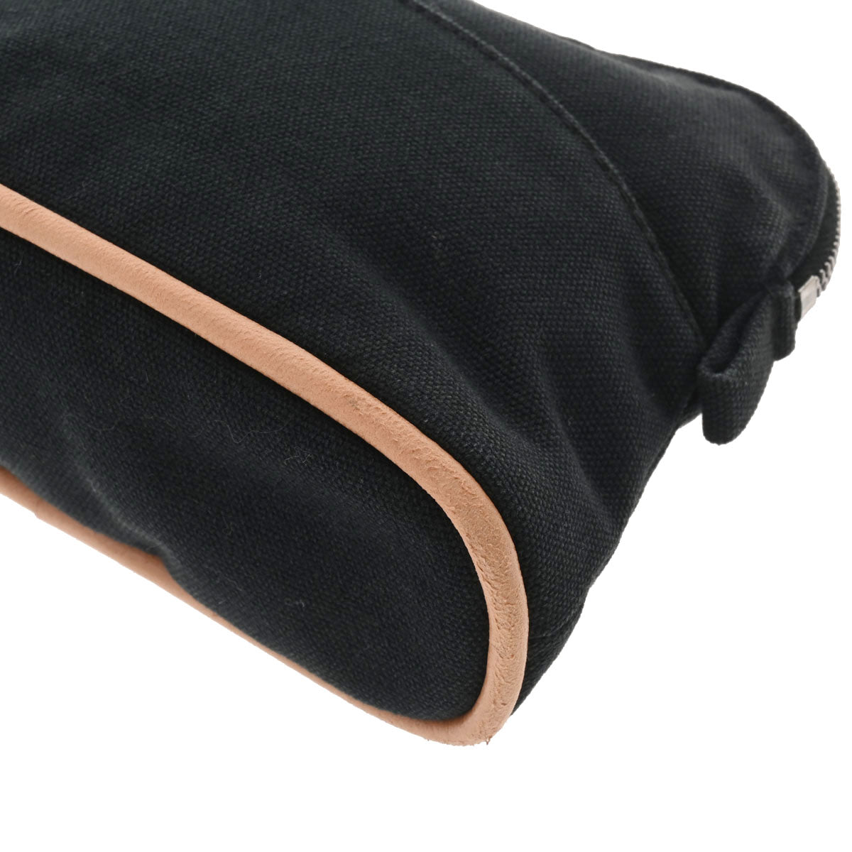 エルメスボリードポーチ ブラック シルバー金具 レディース