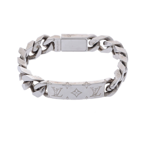 ルイヴィトンブラレス モノチェーン ブレスレット シルバー金具 メンズ