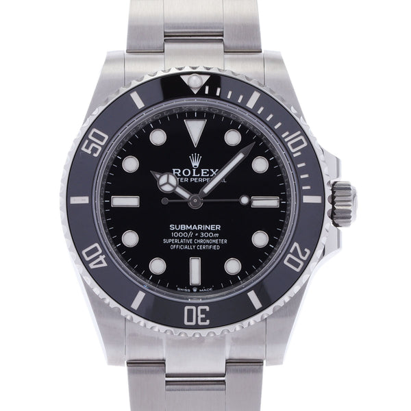 【現金特価】ROLEX ロレックス サブマリーナ 2023年7月 124060 メンズ SS 腕時計 自動巻き ブラック文字盤 未使用 銀蔵