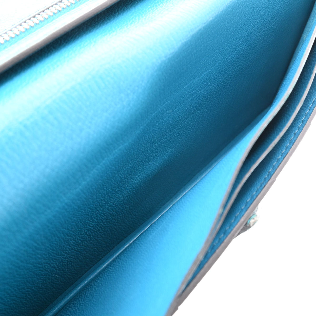 エルメスベアンスフレ ブルーイズミール シルバー金具 □Q刻印(2013