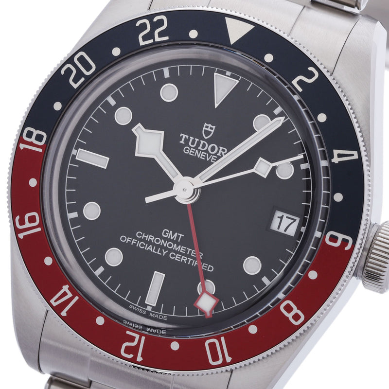 TUDOR チュードル ヘリテージ ブラックベイ GMT 79830RB メンズ SS 腕時計 自動巻き 黒文字盤 未使用 銀蔵