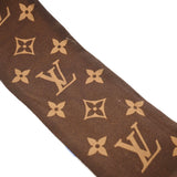 LOUIS VUITTON ルイヴィトン バンドーBB アルテイメット 茶/白 M76894 レディース シルク100％ スカーフ Aランク 中古 銀蔵