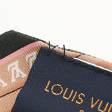 LOUIS VUITTON ルイヴィトン バンドーBB アルテイメット 茶/白 M76894 レディース シルク100％ スカーフ Aランク 中古 銀蔵