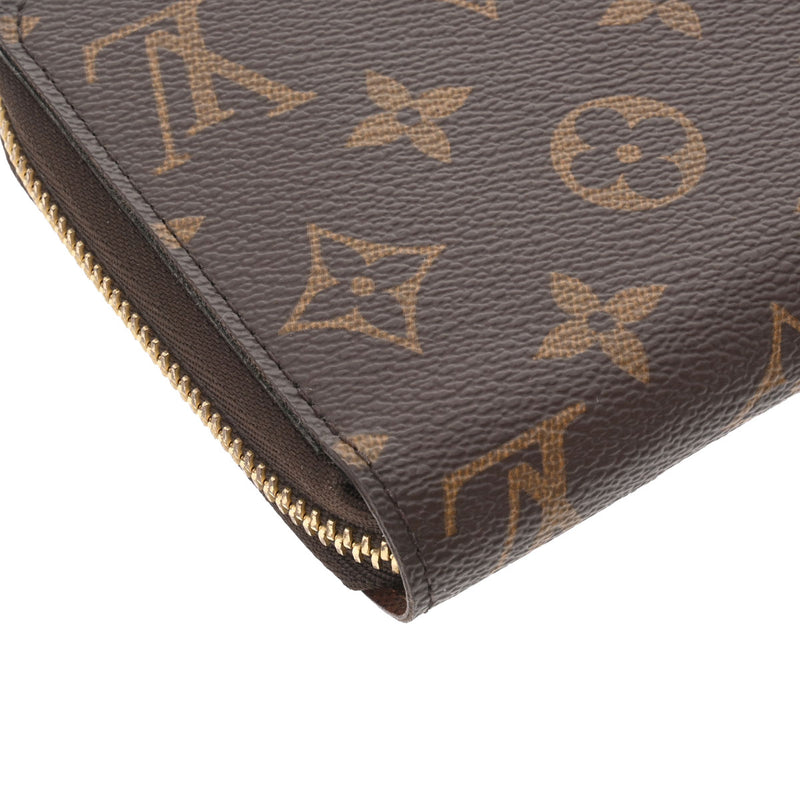 LOUIS VUITTON ルイヴィトン モノグラム ジッピーウォレット 旧型 ブラウン M60017 ユニセックス モノグラムキャンバス 長財布 ABランク 中古 銀蔵