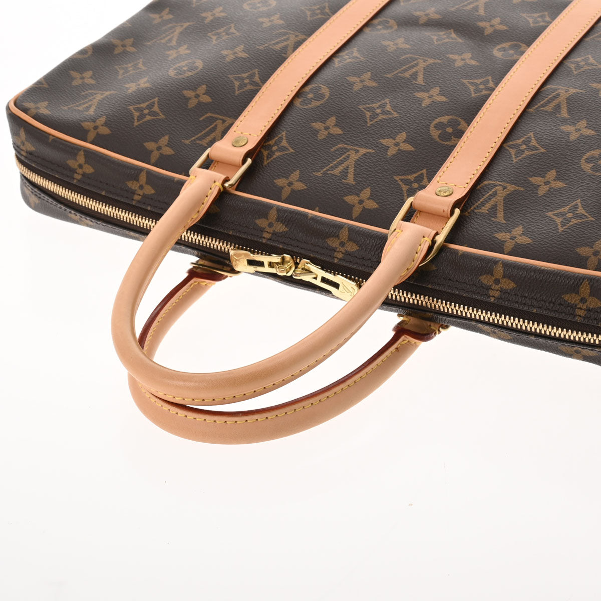 ルイヴィトンポルトドキュマン ヴォワヤージュ 14145 ブラウン メンズ モノグラムキャンバス ビジネスバッグ M53361 LOUIS  VUITTON 中古 – 銀蔵オンライン