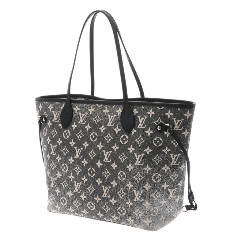 LOUIS VUITTON ルイヴィトン モノグラム ネヴァーフル MM グレー M21465 レディース モノグラムジャガード トートバッグ Aランク 中古 銀蔵