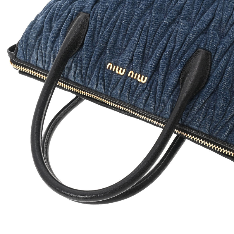 【超美品・即購入可】ミュウミュウ MIUMIU ショルダーバッグ 2wayデニムRN1032カラー