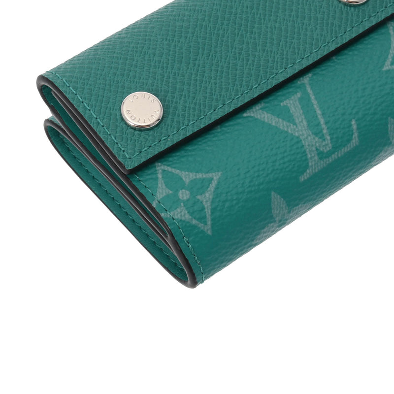 Louis Vuitton Discovery Compact Wallet Monogram  Taiga Pine Green