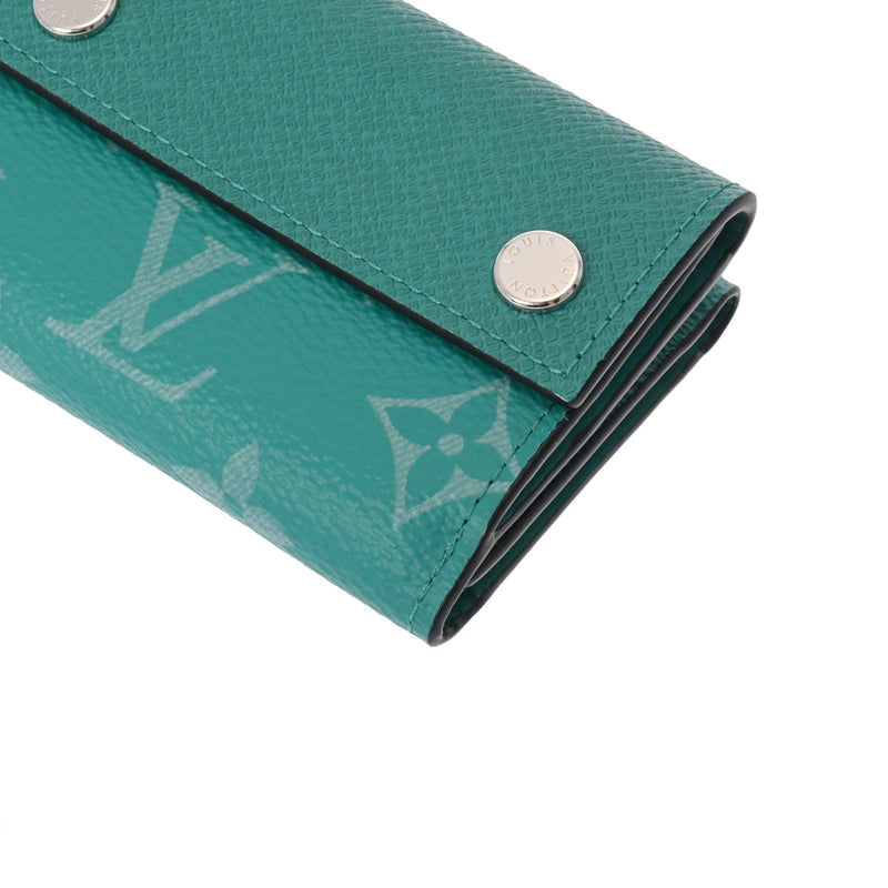 Louis Vuitton Monogram Discovery Compact Wallet Taiga Pine Green