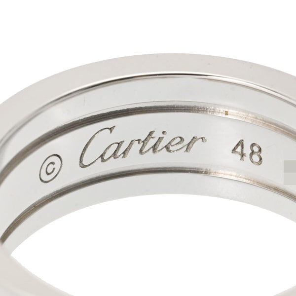 CARTIER カルティエ C2 #48 - 8号 レディース K18ホワイトゴールド リング・指輪 Aランク 中古 銀蔵