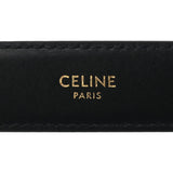 CELINE セリーヌ ミディアム トリオンフ  黒 ゴールド金具 メンズ レザー ベルト 未使用 銀蔵