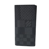 LOUIS VUITTON ルイヴィトン ダミエグラフィット ポルトフォイユブラザ NM  ブラック/グレー N60436 メンズ ダミエグラフィットキャンバス 長財布 ABランク 中古 銀蔵