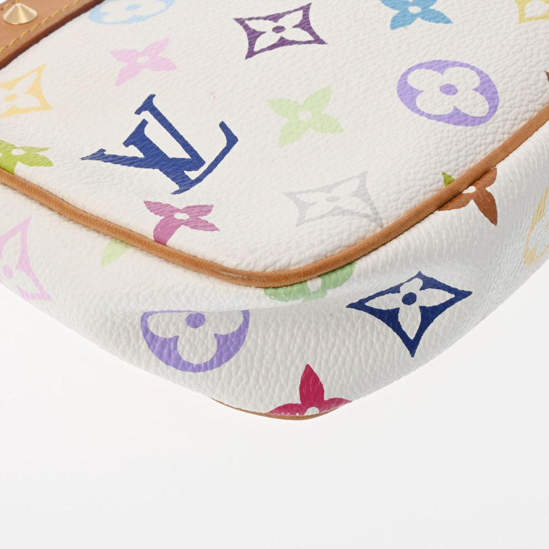 LOUIS VUITTON ルイヴィトン マルチカラー ポシェット アクセソワール ブロン M92649 レディース モノグラムマルチカラー アクセサリーポーチ Bランク 中古 銀蔵