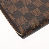 LOUIS VUITTON ルイヴィトン ダミエ ジッピーウォレット 旧型 ブラウン N60015 ユニセックス ダミエキャンバス 長財布 ABランク 中古 銀蔵