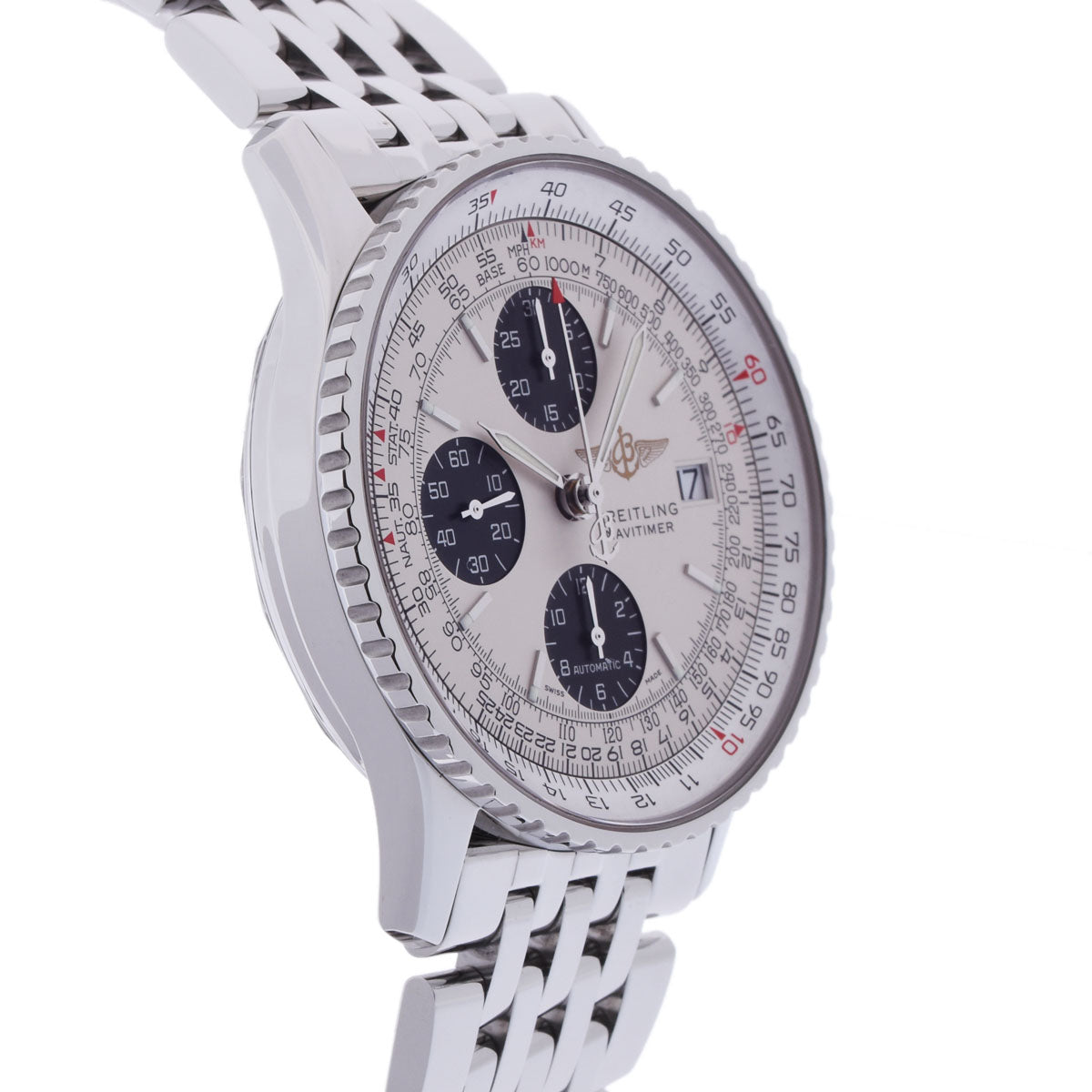 ブライトリングオールドナビタイマー メンズ 腕時計 A13324 BREITLING 中古 – 銀蔵オンライン