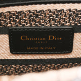 CHRISTIAN DIOR クリスチャンディオール LADY D-LITE ミディアム ピンク ゴールド金具 レディース キャンバス ハンドバッグ 新同 中古 銀蔵