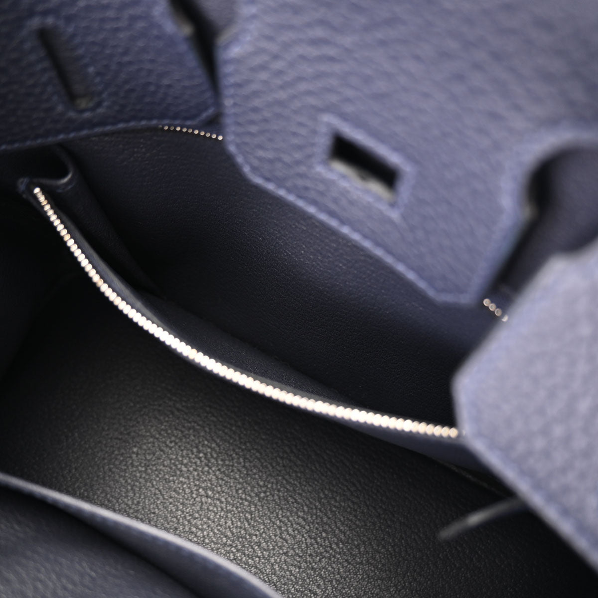 エルメスバーキン25 ブルーニュイ パラジウム金具 Z刻印(2021年頃)刻印