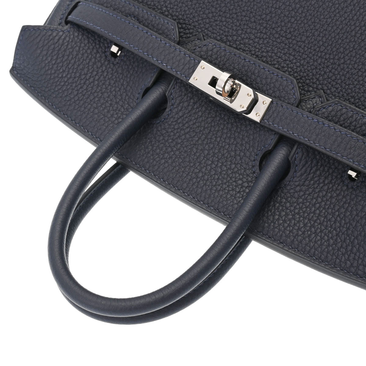 エルメスバーキン25 ブルーニュイ パラジウム金具 Z刻印(2021年頃)刻印