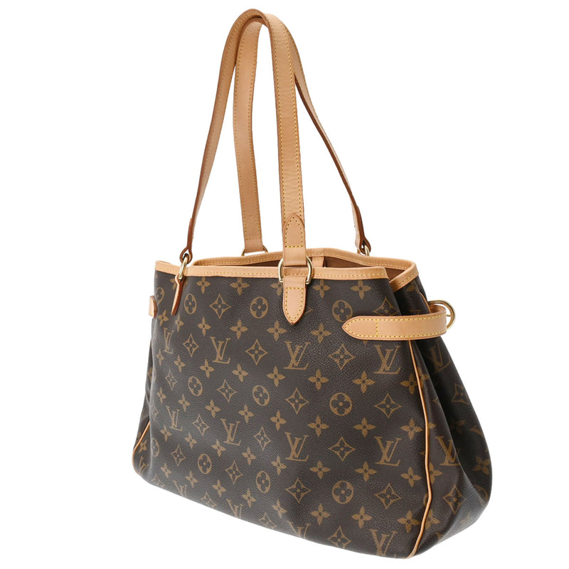 LOUIS VUITTON ルイヴィトン モノグラム バティニョール オリゾンタル ブラウン M51154 レディース モノグラムキャンバス トートバッグ ABランク 中古 銀蔵