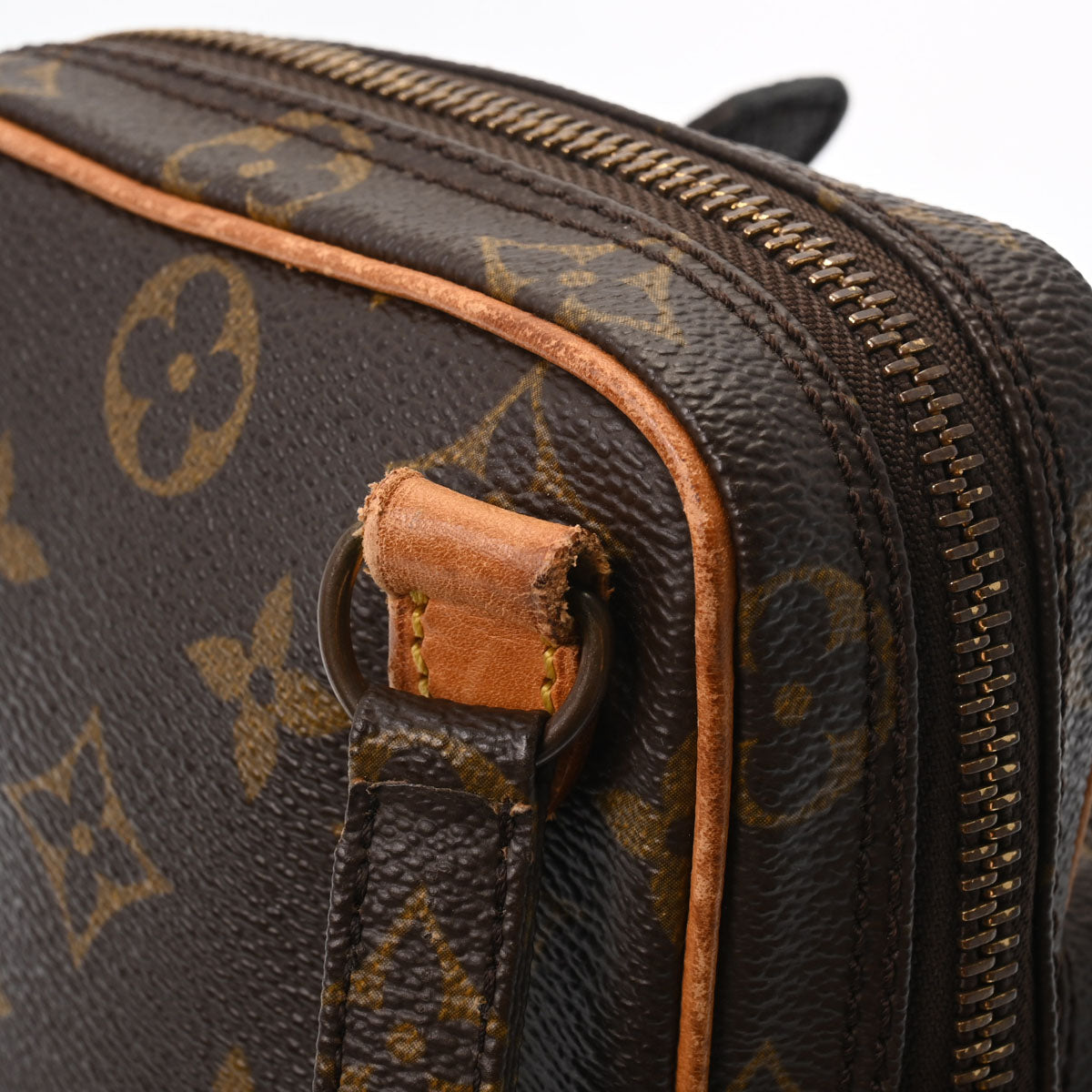 ルイ・ヴィトン LOUIS VUITTON ミニアマゾン ショルダーバッグ バッグ PVCコーティングキャンバス レザー モノグラム レディース ブラウン系 M45238 【中古】 LOUIS VUITTON（ルイ・ヴィトン） ミニアマゾン ヴィンテージ M45238