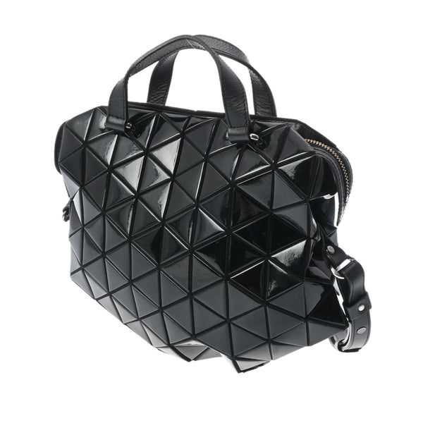 ISSEY MIYAKE イッセイミヤケ BOABAO 2WAYショルダーバッグ 黒 レディース PVC ハンドバッグ Bランク 中古 銀蔵