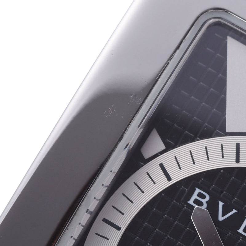 BVLGARI ブルガリ レッタンゴロ RT45S メンズ SS 腕時計 自動巻き ブラック文字盤 Aランク 中古 銀蔵