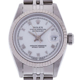 ROLEX ロレックス デイトジャスト 69174 レディース SS/WG 腕時計 自動巻き ホワイト文字盤 Aランク 中古 銀蔵