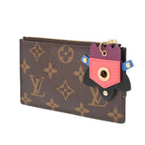 LOUIS VUITTON ルイヴィトン モノグラム モノグラムトーテム ポシェットクレ ブラウン M61487 レディース モノグラムキャンバス コインケース 新同 中古 銀蔵