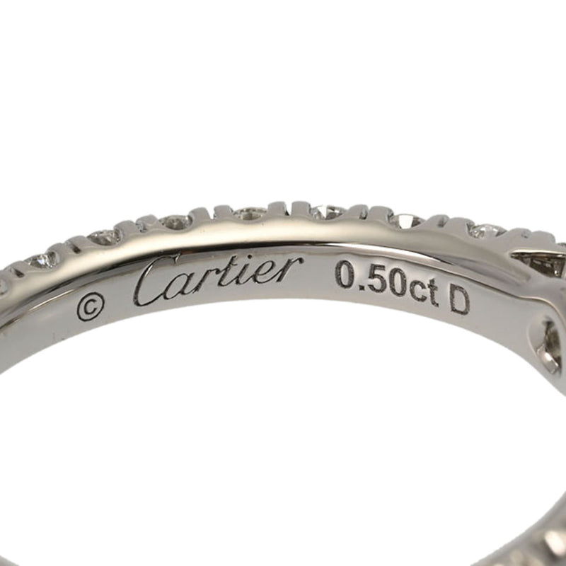 CARTIER カルティエ エタンセルドゥカルティエ ダイヤ0.50ct D-VS1-3EX #48 8号 レディース Pt950プラチナ リング・指輪 Aランク 中古 銀蔵