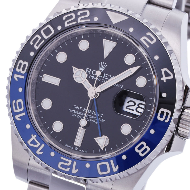 【現金特価】ROLEX ロレックス GMTマスター2 2023年11月 126710BLNR メンズ SS 腕時計 自動巻き 黒文字盤 未使用 銀蔵