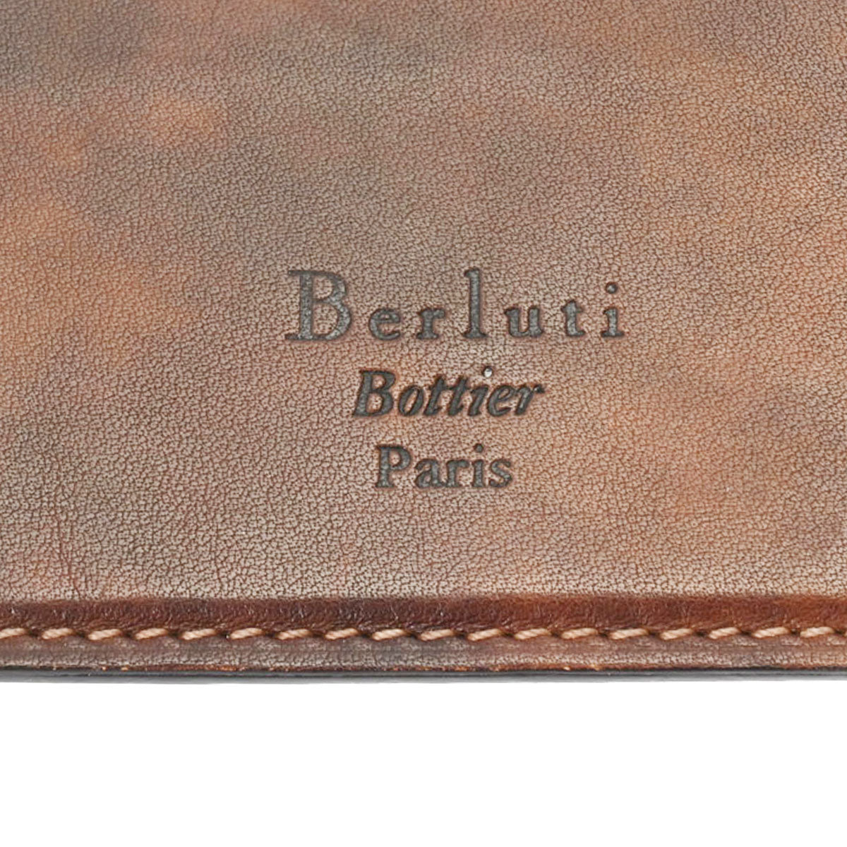 ベルルッティ二つ折り アジェンダ カリグラフィー ブラウン メンズ レザー 手帳カバー BERLUTI 中古 – 銀蔵オンライン