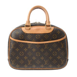 LOUIS VUITTON ルイヴィトン モノグラム トゥルーヴィル ブラウン M42228 ユニセックス モノグラムキャンバス ハンドバッグ Bランク 中古 銀蔵