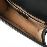 GUCCI グッチ シルヴィ ミニ チェーンショルダーバッグ 黒 ゴールド金具 431666 レディース レザー ショルダーバッグ Aランク 中古 銀蔵