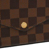 LOUIS VUITTON ルイヴィトン ダミエ ポシェットフェリシー ブラウン N63032 レディース ダミエキャンバス チェーンウォレット ABランク 中古 銀蔵