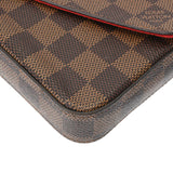 LOUIS VUITTON ルイヴィトン ダミエ ポシェットフェリシー ブラウン N63032 レディース ダミエキャンバス チェーンウォレット ABランク 中古 銀蔵