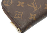 LOUIS VUITTON ルイヴィトン モノグラム ジッピーコインパース ブラウン M60067 レディース モノグラムキャンバス コインケース Bランク 中古 銀蔵