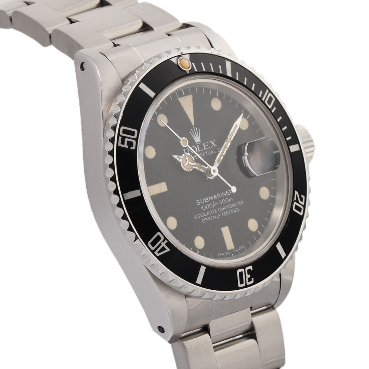 ロレックスサブマリーナ デイト フチなし メンズ 腕時計 16800 ROLEX
