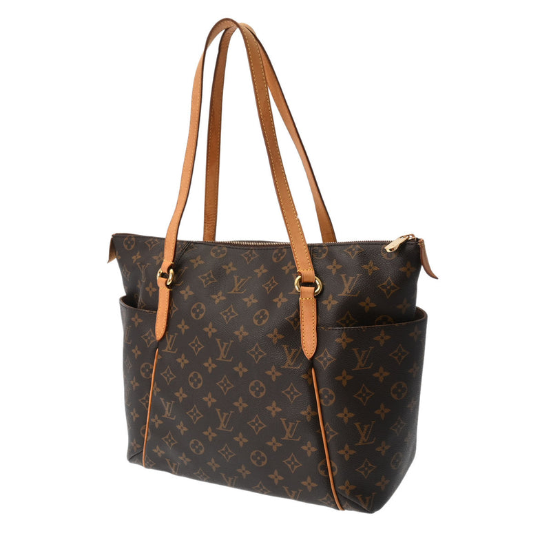 LOUIS VUITTON ルイヴィトン モノグラム トータリーMM 旧型 ブラウン M56689 レディース モノグラムキャンバス トートバッグ Bランク 中古 銀蔵