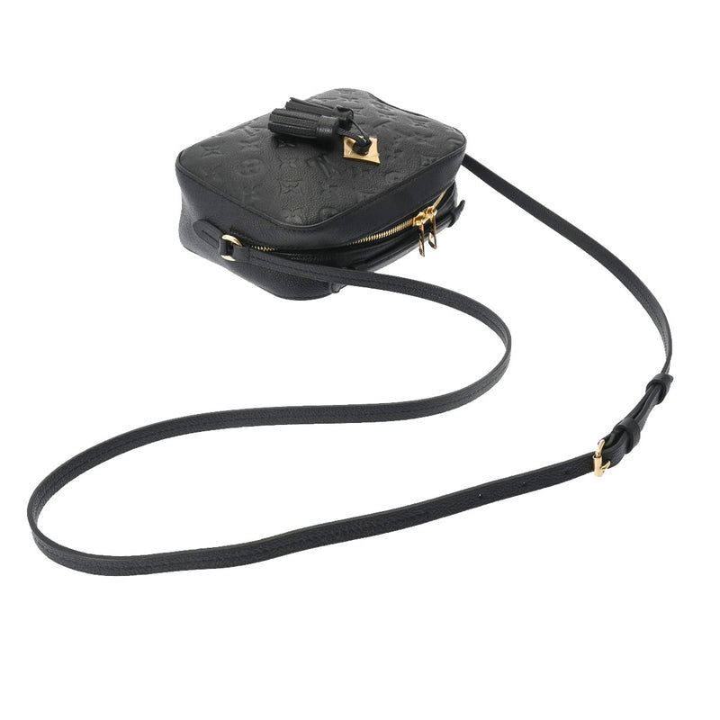 LOUIS VUITTON ルイヴィトン モノグラムアンプラント サントンジュ ノワール M44593 レディース レザー ショルダーバッグ Aランク 中古 銀蔵