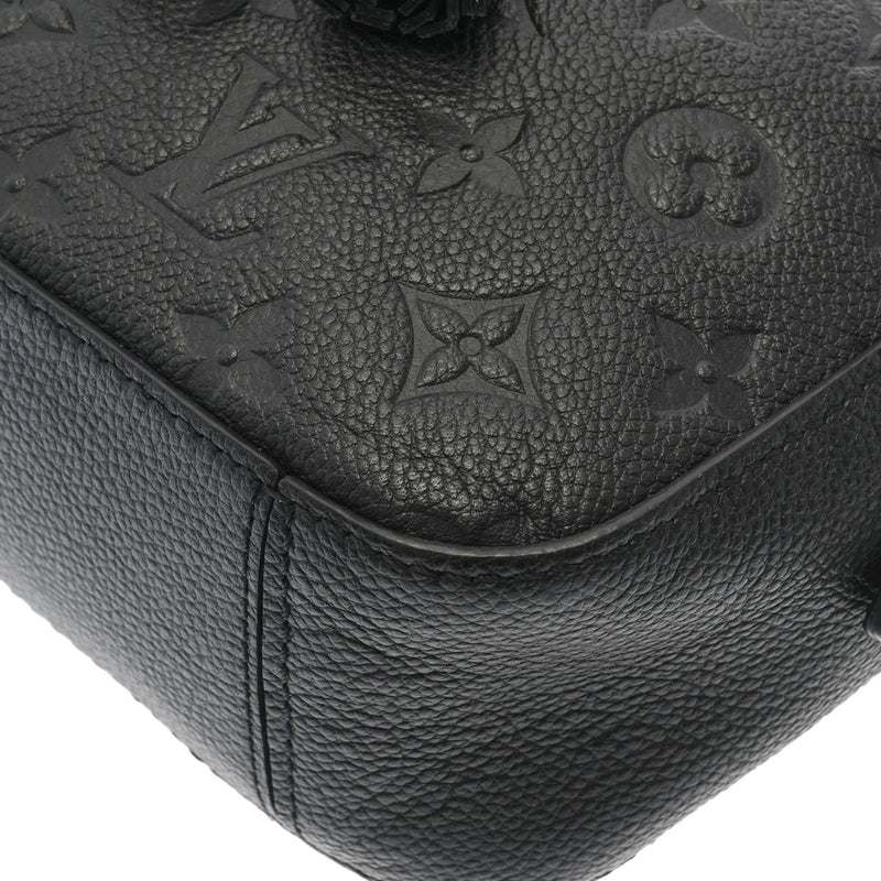 LOUIS VUITTON ルイヴィトン モノグラムアンプラント サントンジュ ノワール M44593 レディース レザー ショルダーバッグ Aランク 中古 銀蔵