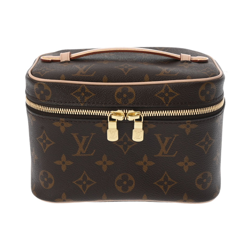 LOUIS VUITTON ルイヴィトン モノグラム ニース ミニ バニティバッグ ブラウン M44495 レディース モノグラムキャンバス ハンドバッグ 新同 中古 銀蔵